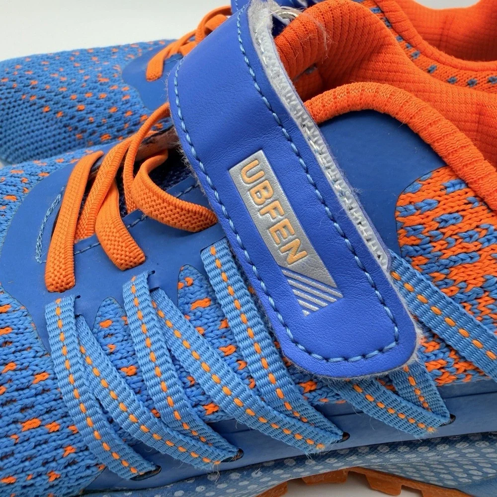 Ubfen Shoes Kids Size‎ 4.5 EU 36 Blue Orange Running Walking
